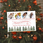 Red Green Family Foto Collage Weihnachten