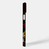 Red Green Floral Modern Abstrakt Art Pattern #02 Case-Mate iPhone Hülle (Rückseite / Rechts)