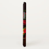 Red Green Floral Modern Abstrakt Art Pattern #02 Case-Mate iPhone Hülle (Hinten/Rechts)