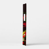 Red Green Floral Modern Abstrakt Art Pattern #02 Case-Mate iPhone Hülle (Rückseite / Rechts)