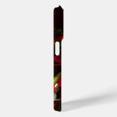Red Green Floral Modern Abstrakt Art Pattern #02 Case-Mate iPhone Hülle (Rückseite / Rechts)