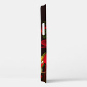 Red Green Floral Modern Abstrakt Art Pattern #02 Case-Mate iPhone Hülle (Rückseite / Rechts)