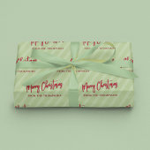 Red Green Frohe Weihnachten Custom Geschenkpapier Set