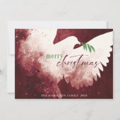 Red Green frohe Weihnachts-Friedenstruppe Feiertagskarte (Vorderseite)