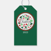 Red Green frohe Weihnachtsfeier Geschenkanhänger (Vorderseite)