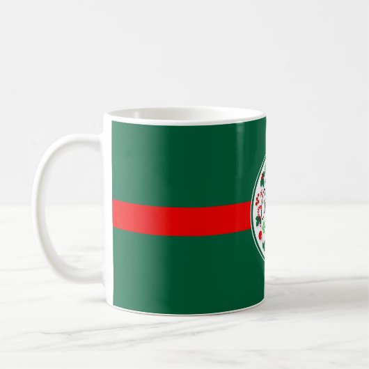 Red Green frohe Weihnachtsfeier Kaffeetasse (Links)