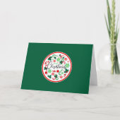 Red Green frohe Weihnachtsfeier Karte (Vorderseite)