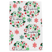 Red Green frohe Weihnachtsfeier Mittlere Geschenktüte (Vorderseite)