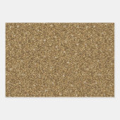 Red Green Glitzer Holiday Weihnachten Trendy Geschenkpapier Set (Vorderseite 3)