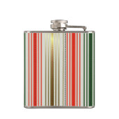 RED GREEN GOLD CHRISTMAS STRIPES FLACHMANN (Rückseite)