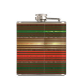 RED GREEN GOLD CHRISTMAS STRIPES FLACHMANN (Rückseite)