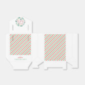 Red Green Gold Frohe Weihnachtsmuster Geschenkschachtel (Ungefaltet)