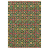 Red Green Gold Holiday Tableclout Tischdecke (Vorderseite)
