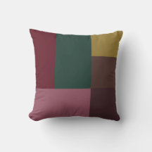 Red Green Gold Pink Brown Color Block