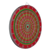 Red Green Gold Rings Dartscheibe (Vorderseite Links)