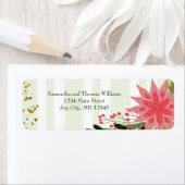 Red Green Gold Sparkasse Poinsettia Weihnachtsfeie (Insitu)