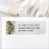 Red Green Grey Weihnachtszeit-Rücksendeadresse (Insitu)