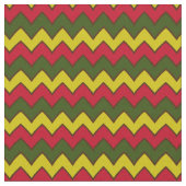 Red Green Hippie Zickzack ZigZag Boho Muster Stoff (Nahaufnahme)