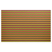 Red Green Hippie Zickzack ZigZag Boho Muster Stoff (Fat Quarter (45,7 x 55,9 cm))