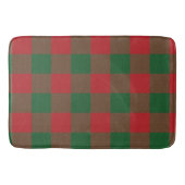 Red & Green Holiday Bath Mat Badematte (Vorderseite)