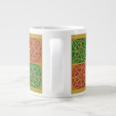Red Green Holiday Gothic Jumbo Tasse (Rückseite)