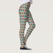 Red Green Holiday Weihnachten Hanukkah Geschenkbox Leggings (Rechts)