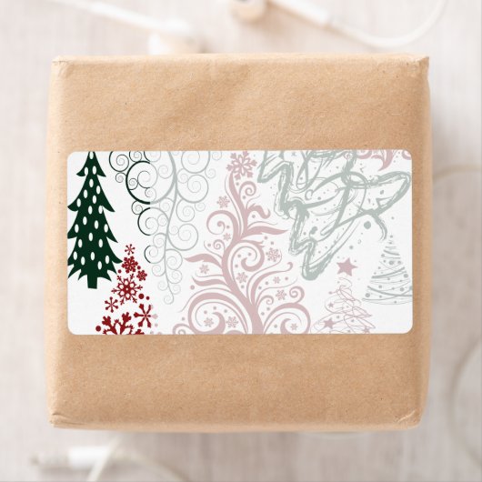 Red Green Holiday Weihnachtsbaum Muster (Insitu)