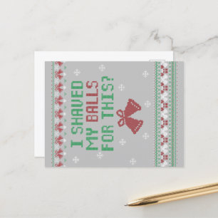 Red Green Ich habe meine Bälle dafür geteilt? Postkarte