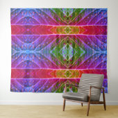 Red & Green Ikat Wandteppich (Beispiel (Horizontal))