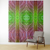 Red & Green Ikat Wandteppich (Beispiel)