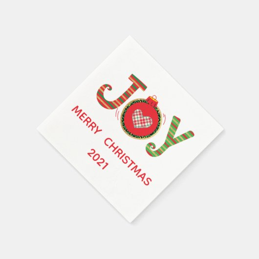 Red Green Joest Weihnachtsfeiertag Serviette (Ecke)