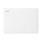 Red & Green Jolly Holly Wrap rund um das Adresseti (Vorderseite)