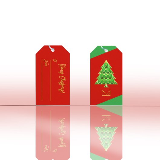Red Green Joyoux Weihnachten Geschenkanhänger