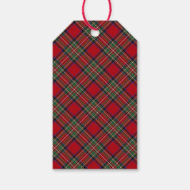 Red Green Kariert Classic Stewart Tartan Geschenkanhänger