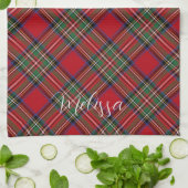 Red Green Kariert Rustic Classic Tartan Geschirrtuch (Gefaltet)