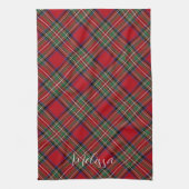 Red Green Kariert Rustic Classic Tartan Geschirrtuch (Vertikal)
