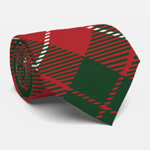 Red Green Kariert Rustic Classic Tartan Krawatte