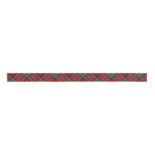 Red Green Kariert Rustic Stewart Tartan Ripsband (Vorderseite)