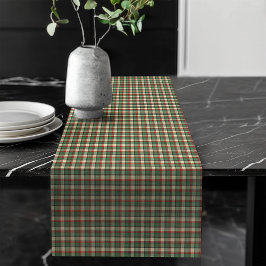 Red Green Kariert Table Runner für Ferien Großer Tischläufer