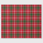 Red & Green Kariert Weihnachtsgeschenkpapier Geschenkpapier (Flach)
