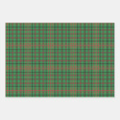 Red Green Kariert Weihnachtswrapping Geschenkpapier Set (Vorderseite 3)