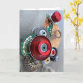 Red & Green Karte (Gelbe Blume)