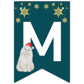 Red Green kitten Katze Santa Merge Weihnachts-Part Wimpelkette (Erste Fahne)