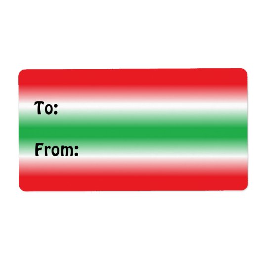 Red & Green Label (Vorne)