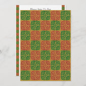 Red Green Lilie Custom Holiday 12x18 Einladung (Vorne/Hinten)