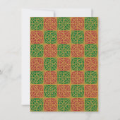 Red Green Lilie Custom Holiday 4.5x6.25 Einladung (Vorderseite)