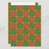 Red Green Lilie Custom Holiday 5.12x18.5 Einladung (Vorne/Hinten)