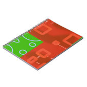 Red Green Loops Notizblock (Linke Seite)