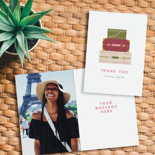 Red Green Luggage Farewell Danke Karte