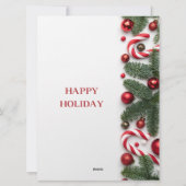 Red Green Modern Frohe Weihnachten (Rückseite)